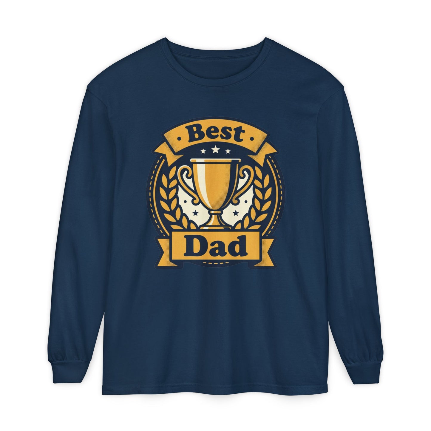 Best Dad Trophy Long Sleeve T-Shirt — Father’s Day Gift