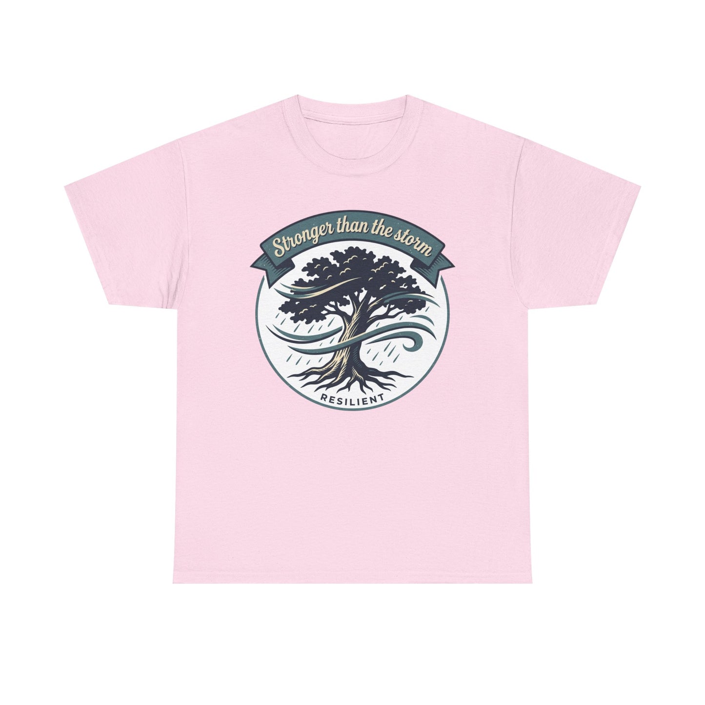 Resilient Tree T‑Shirt — "Stronger Than the Storm" Inspirational Tee