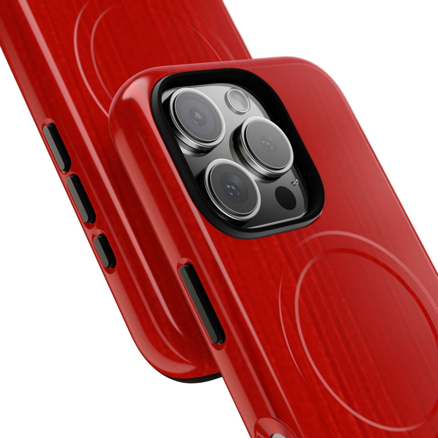 Red Magnetic Phone Case | Tough Magnetic Case, MagSafe Compatible