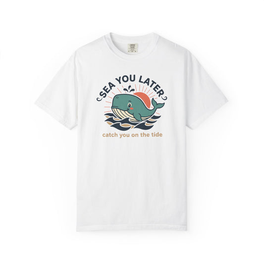 Sea You Later Whale graphic tee | T-Shirt