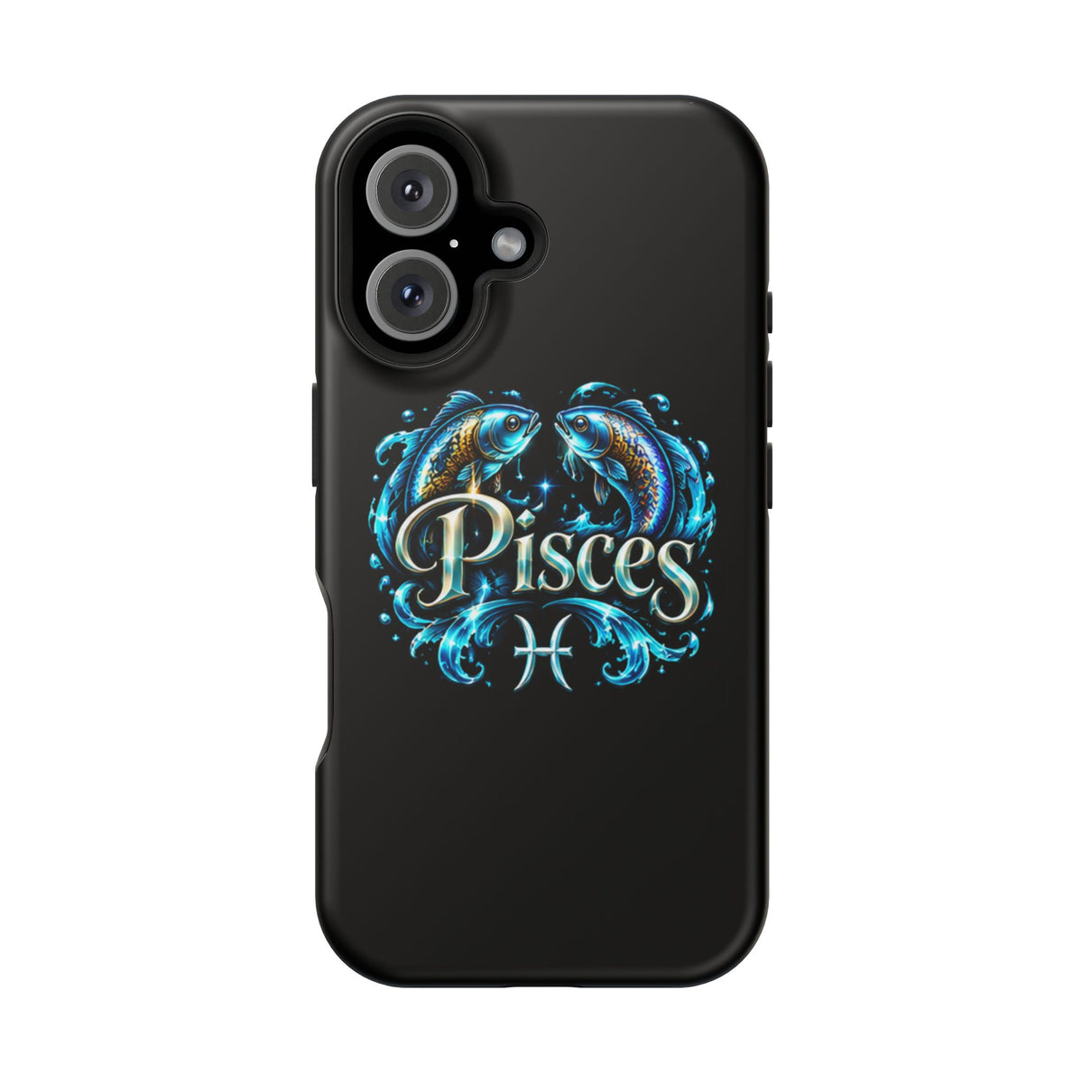 Pisces Magnetic Impact-Resistant Phone Case — Zodiac Fish Astrology Design