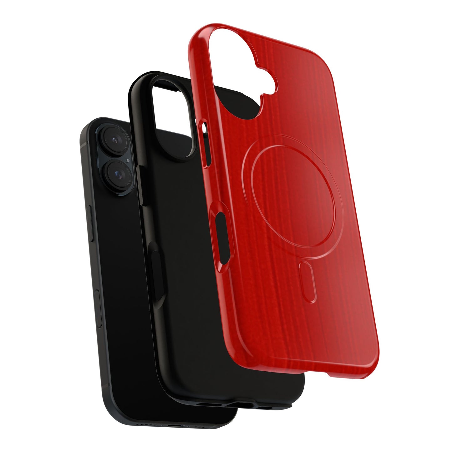 Red Magnetic Phone Case | Tough Magnetic Case, MagSafe Compatible