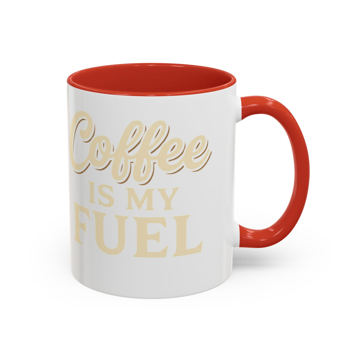 Coffee Is My Fuel Accent Coffee Mug — 11/15oz Ceramic Gift for Coffee Lovers