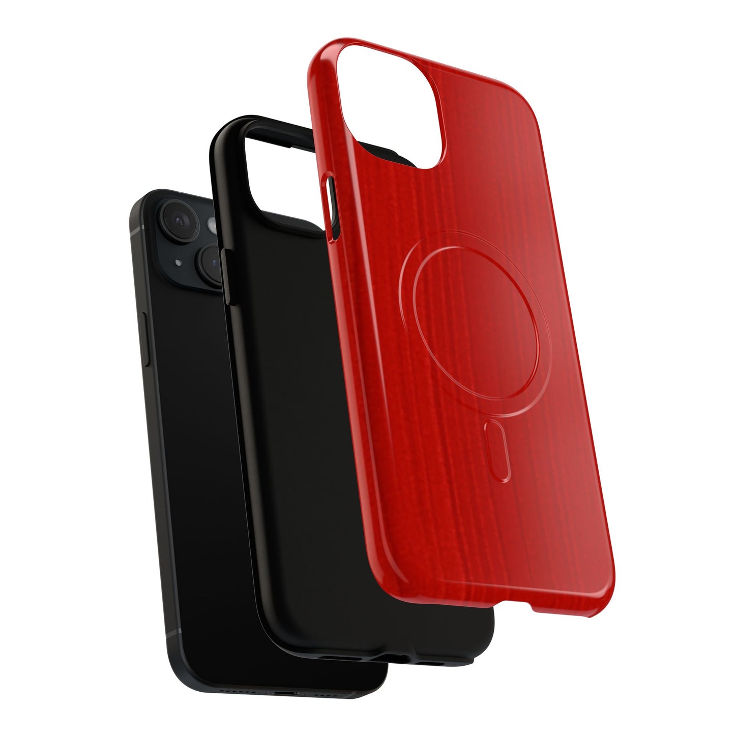 Red Magnetic Phone Case | Tough Magnetic Case, MagSafe Compatible