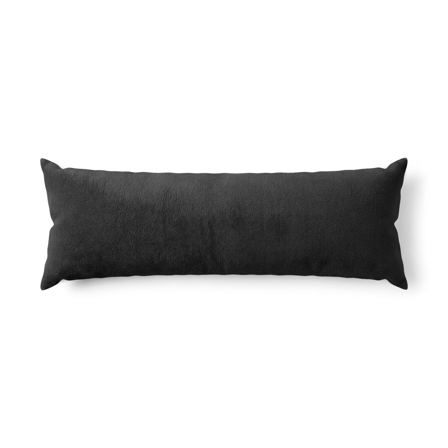 Black Body Pillow – Long Bolster Pillow for Full-Body Support & Sleep Comfort