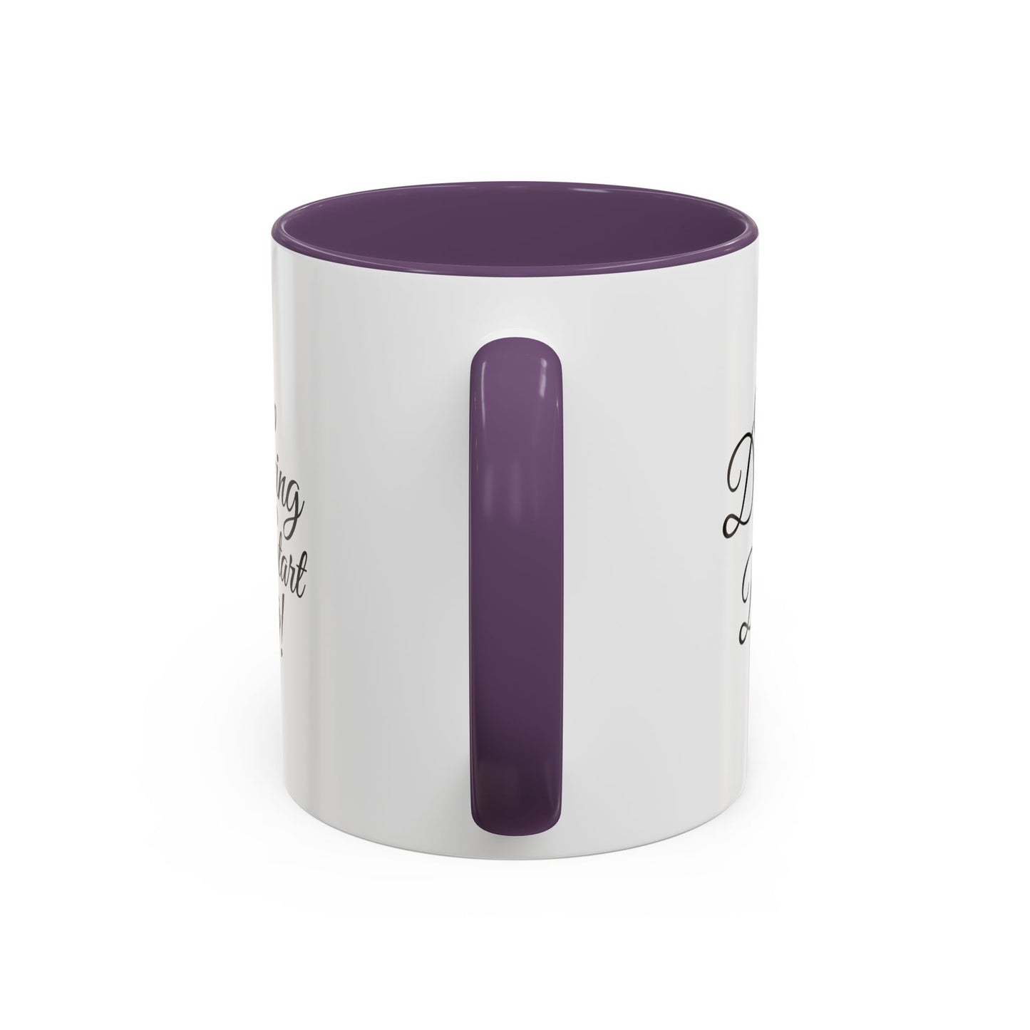 Stop Dreaming Start Doing! Accent Coffee Mug — Motivational 11/15oz