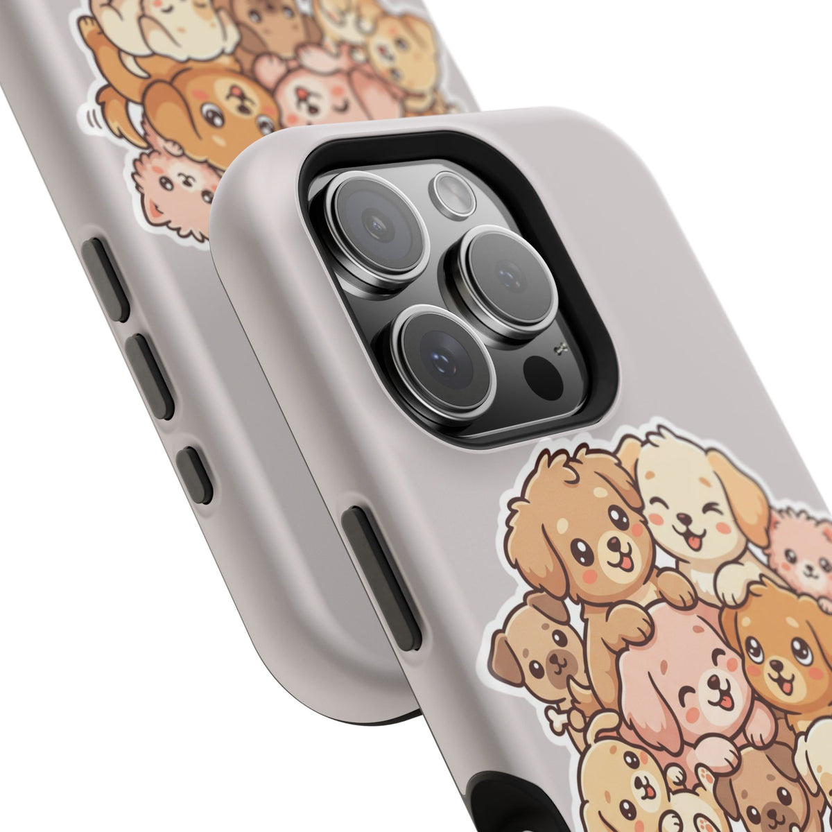 Cute Puppy Pile Magnetic Impact-Resistant Phone Case