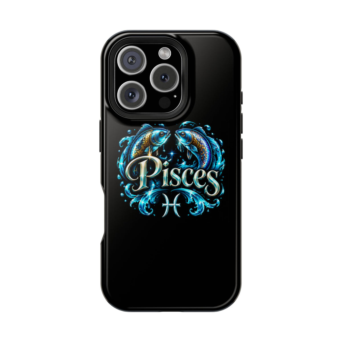 Pisces Magnetic Impact-Resistant Phone Case — Zodiac Fish Astrology Design