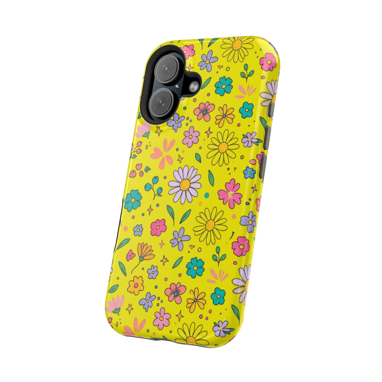 Floral Ditsy Phone Case — Magnetic Impact-Resistant Protective Cover