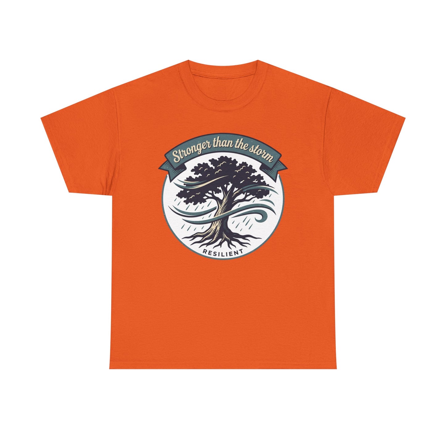 Resilient Tree T‑Shirt — "Stronger Than the Storm" Inspirational Tee