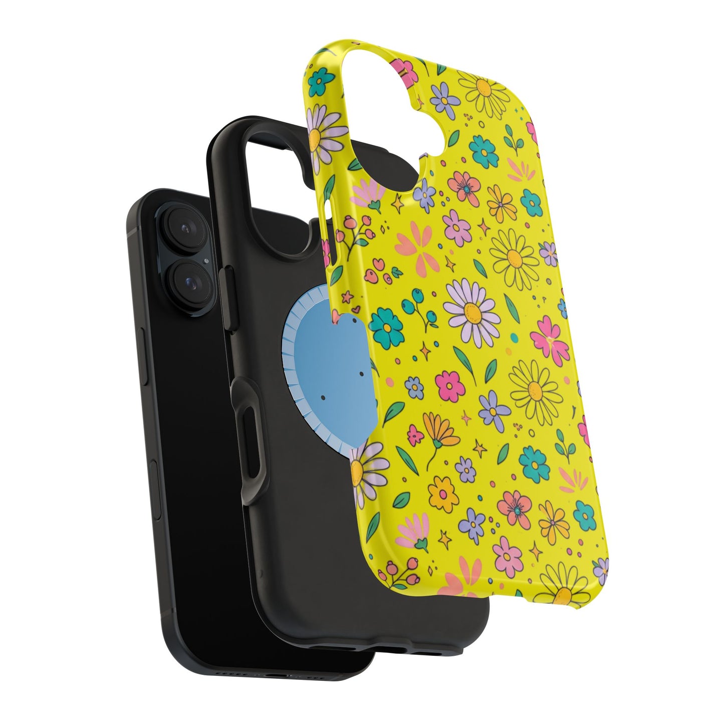 Floral Ditsy Phone Case — Magnetic Impact-Resistant Protective Cover