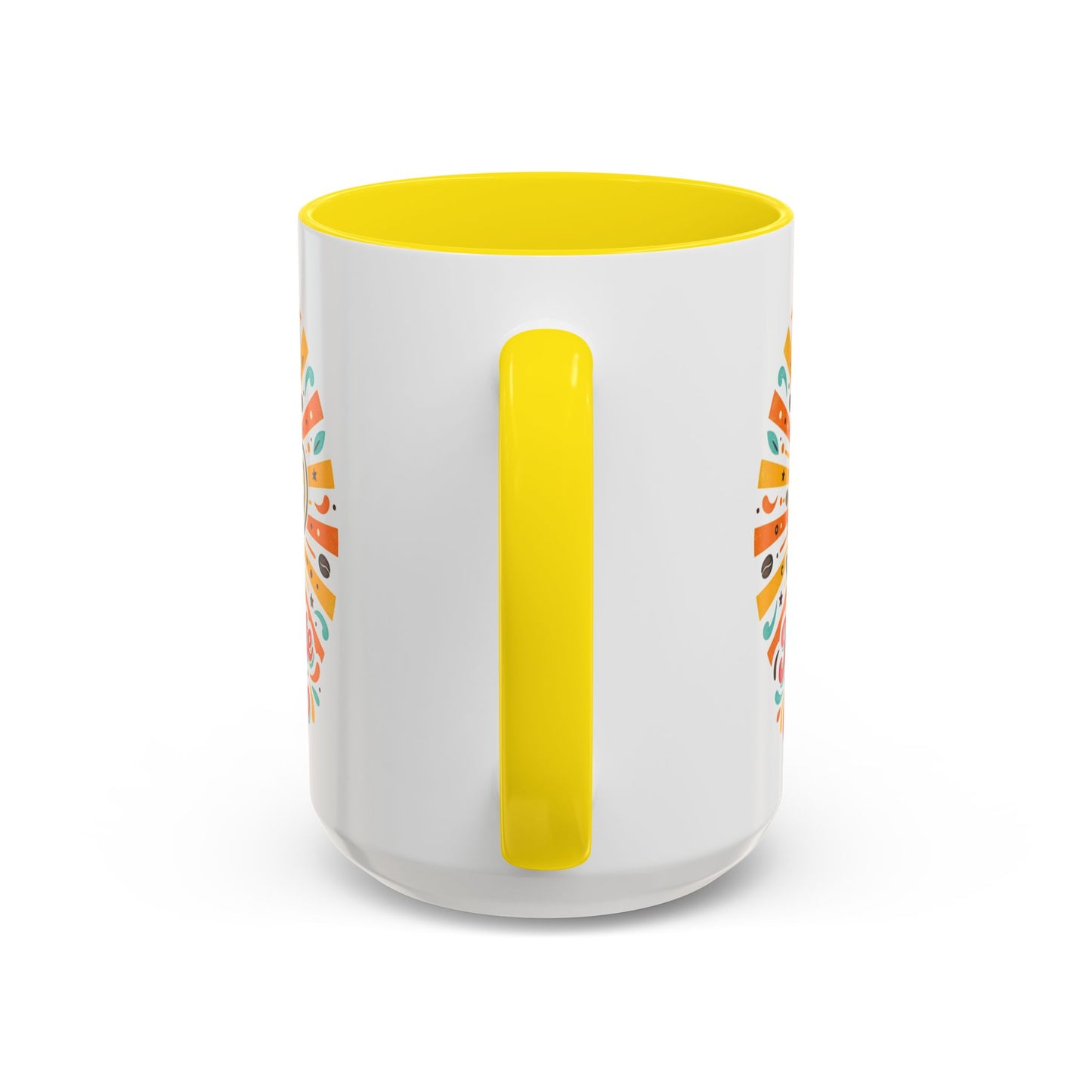 My Favorite Coffee Cup Accent Mug — Colorful Ceramic Coffee Mug (11/15oz)