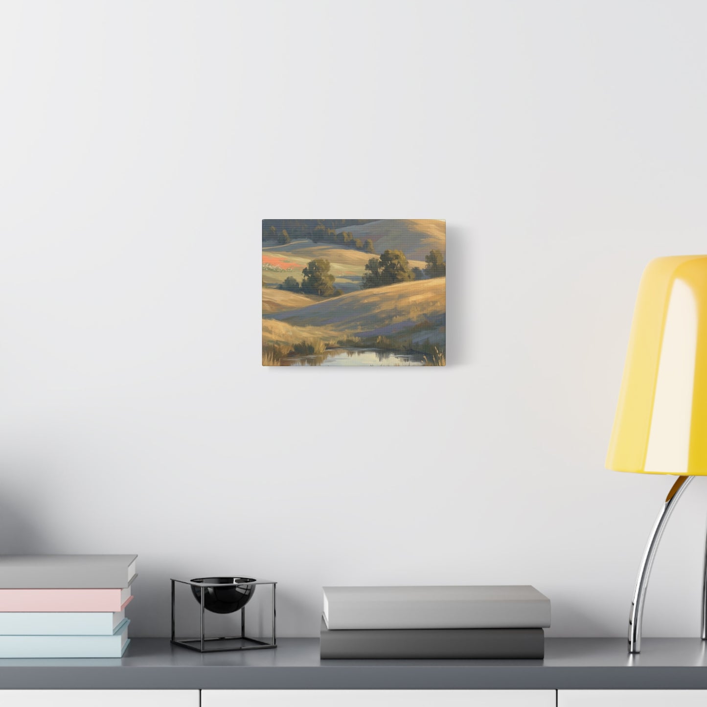 Coastal Cliff Canvas Wall Art — Lone Pine Seascape Matte Stretched Print