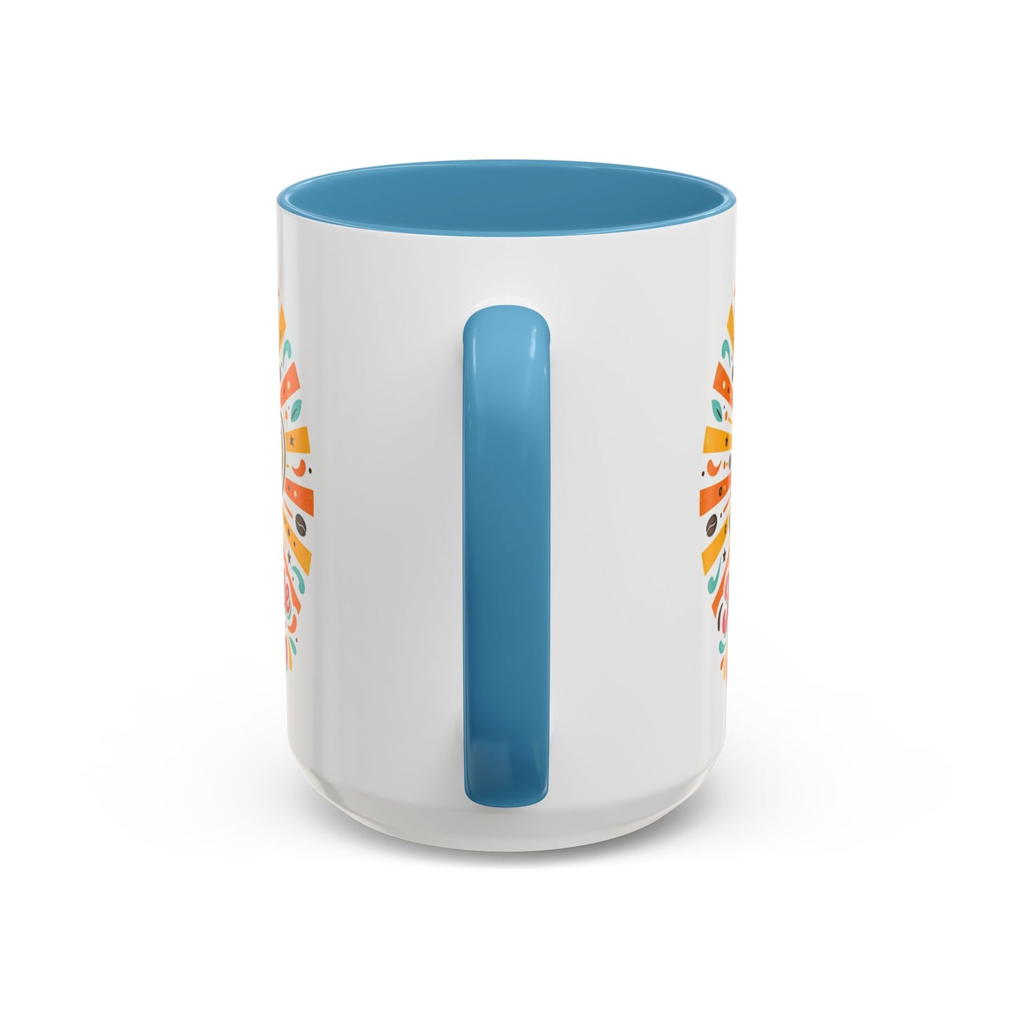 My Favorite Coffee Cup Accent Mug — Colorful Ceramic Coffee Mug (11/15oz)