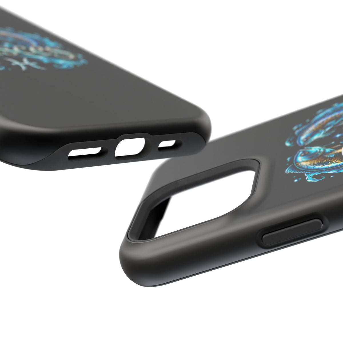 Pisces Magnetic Impact-Resistant Phone Case — Zodiac Fish Astrology Design