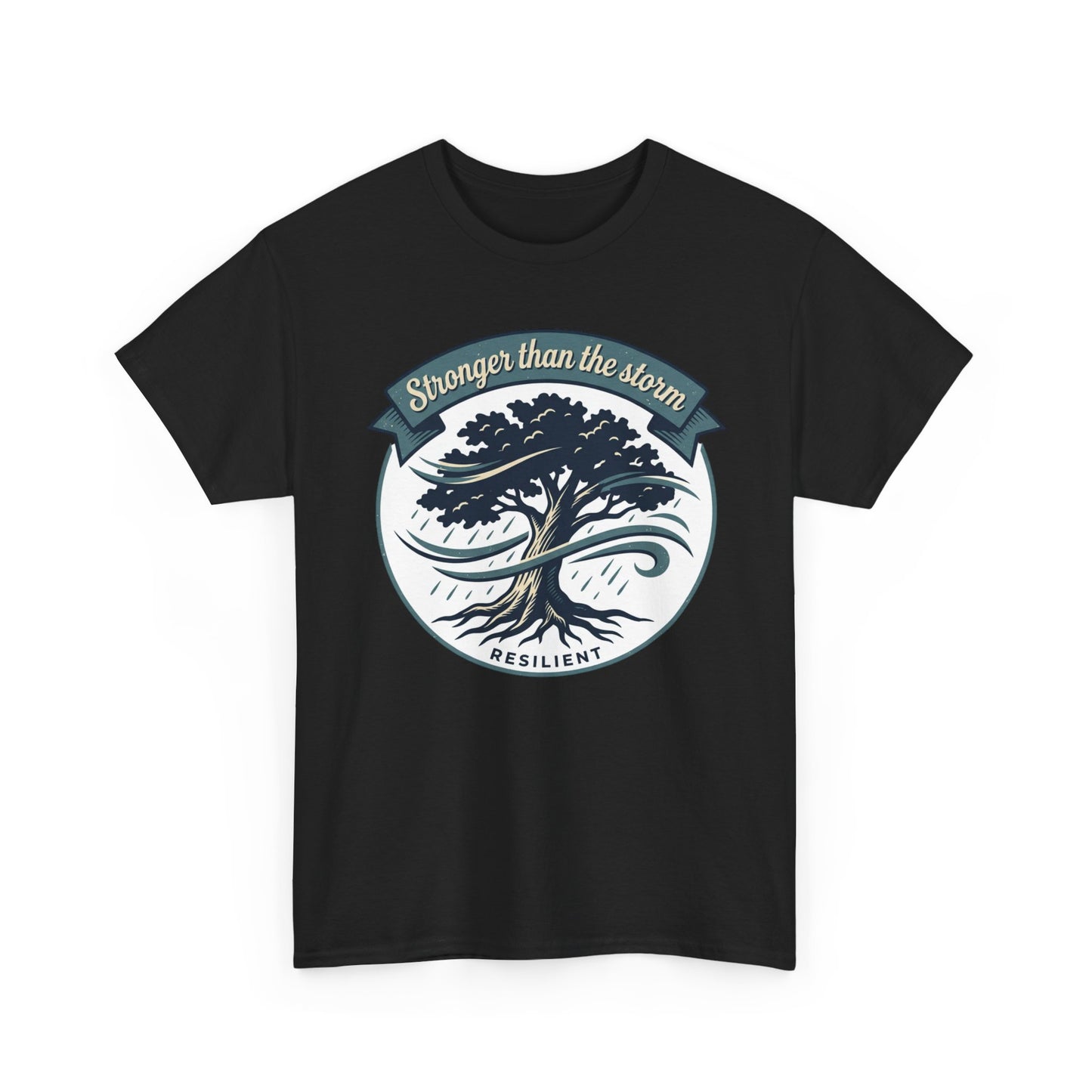 Resilient Tree T‑Shirt — "Stronger Than the Storm" Inspirational Tee