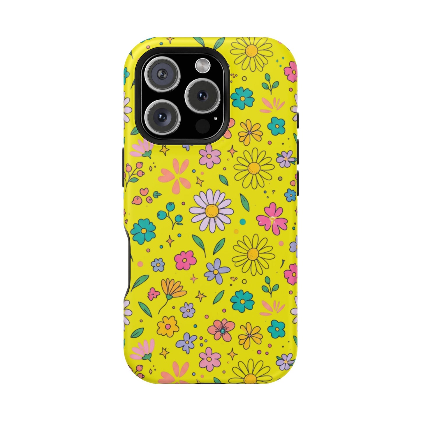 Floral Ditsy Phone Case — Magnetic Impact-Resistant Protective Cover