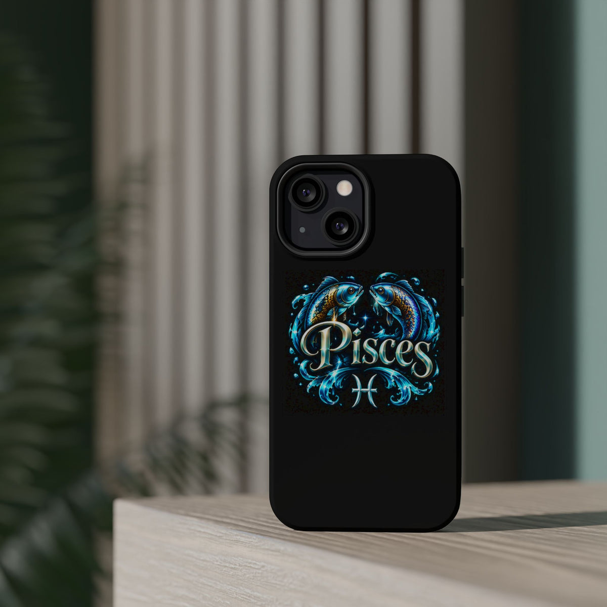 Pisces Magnetic Impact-Resistant Phone Case — Zodiac Fish Astrology Design
