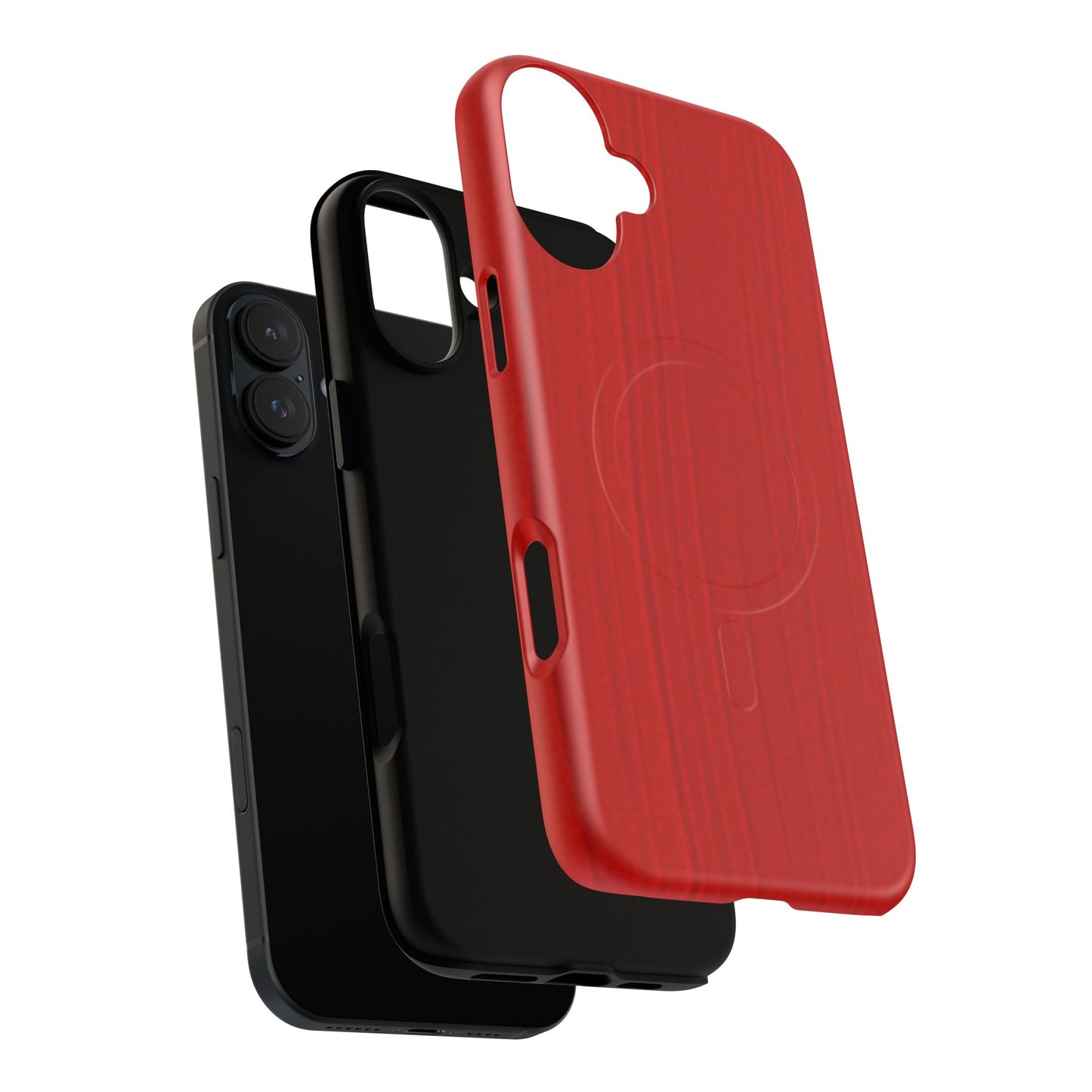 Red Magnetic Phone Case | Tough Magnetic Case, MagSafe Compatible