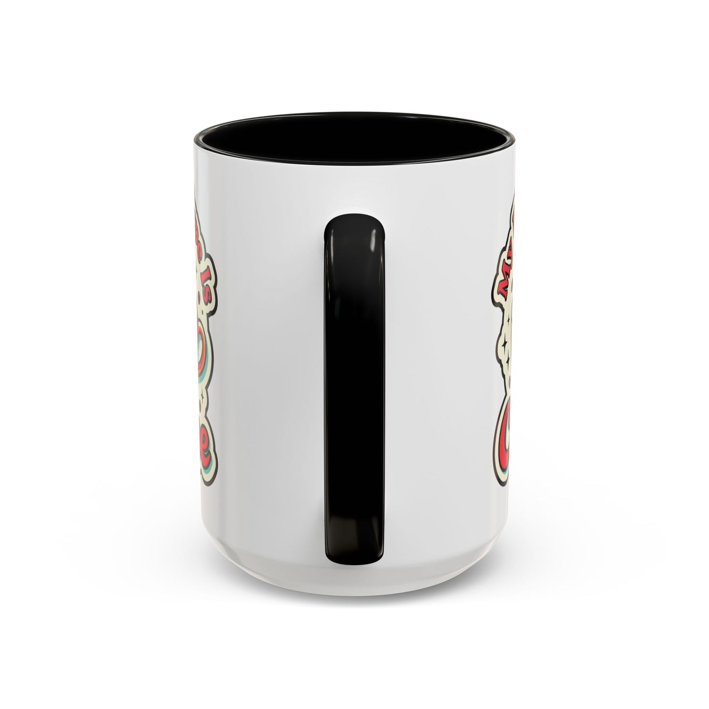 Coffee Mug - "My Blood Type Is Coffee" Accent Ceramic Mug (11oz & 15oz)