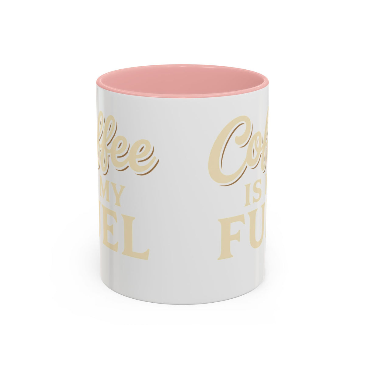 Coffee Is My Fuel Accent Coffee Mug — 11/15oz Ceramic Gift for Coffee Lovers