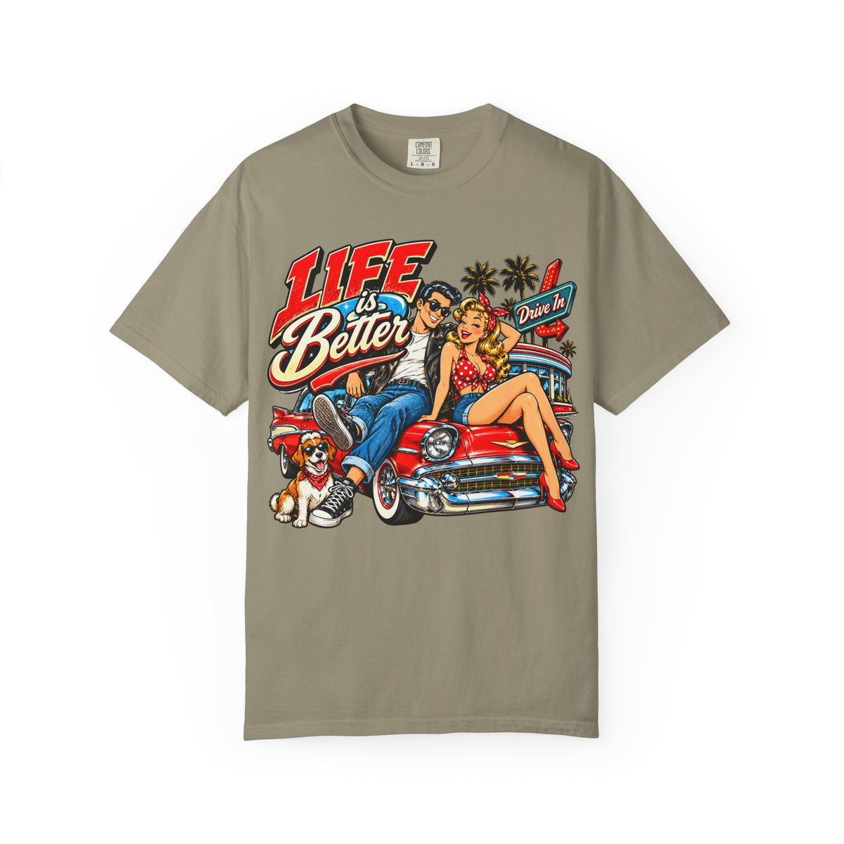 Life Is Better Drive-In Vintage T-Shirt