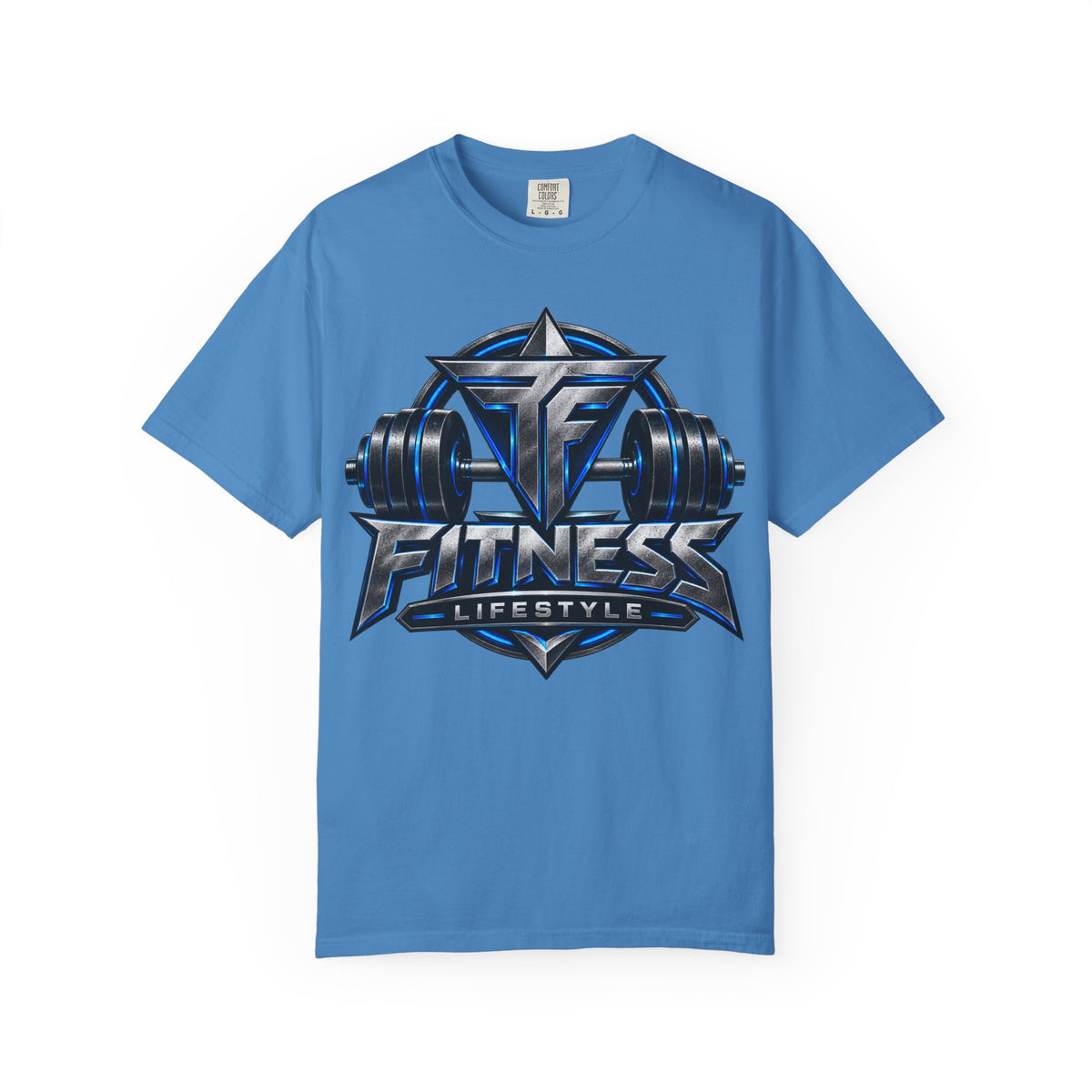 Fitness Lifestyle T-Shirt — Barbell Logo Gym Tee