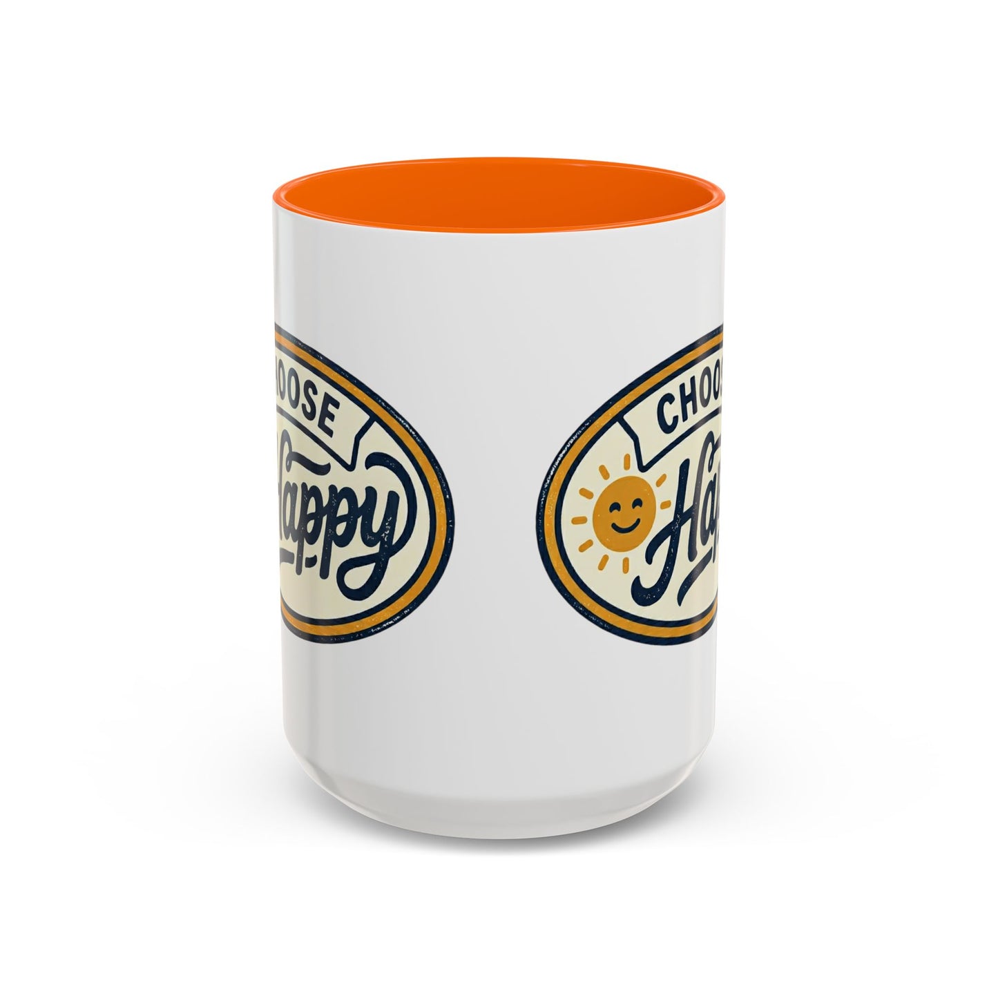 Choose Happy Coffee Mug — Inspirational Ceramic Accent Mug (11/15oz)