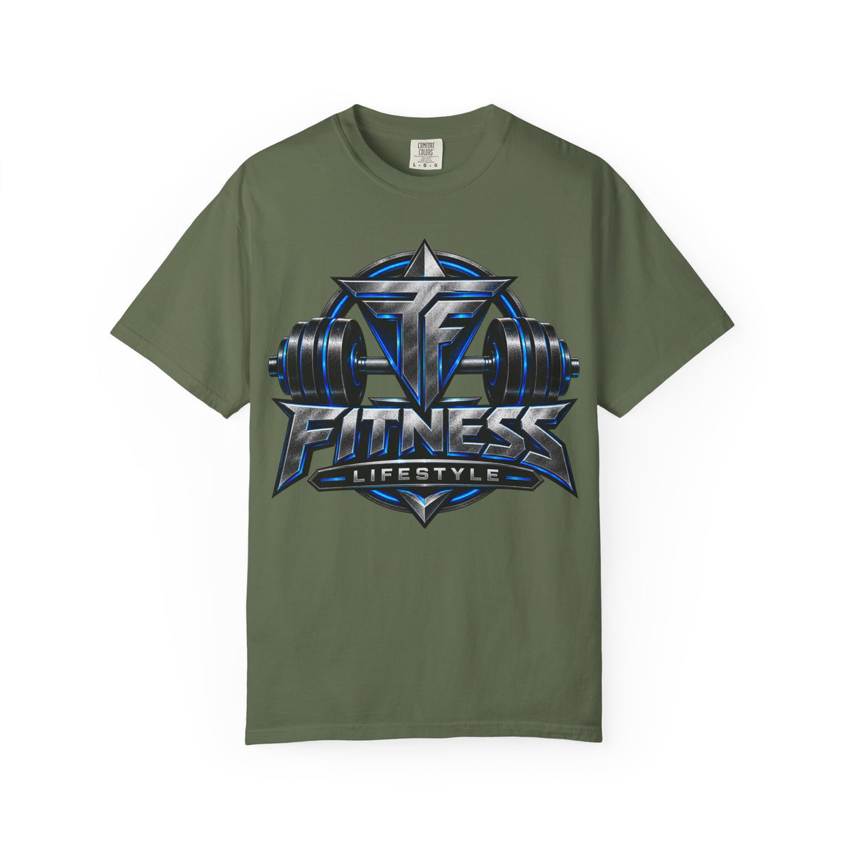 Fitness Lifestyle T-Shirt — Barbell Logo Gym Tee