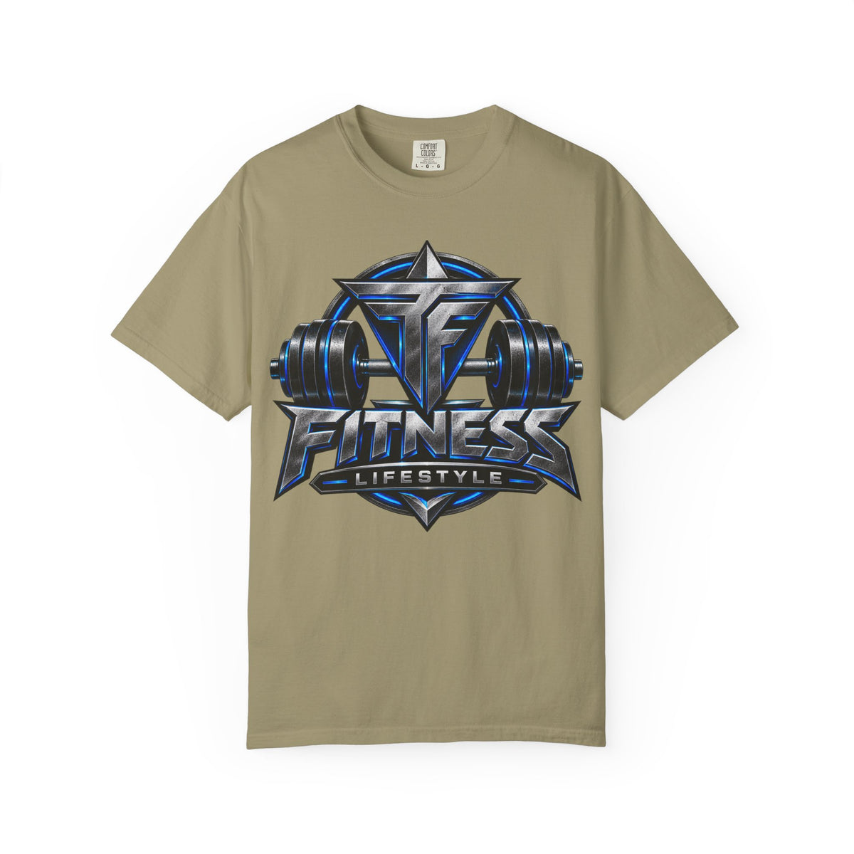 Fitness Lifestyle T-Shirt — Barbell Logo Gym Tee