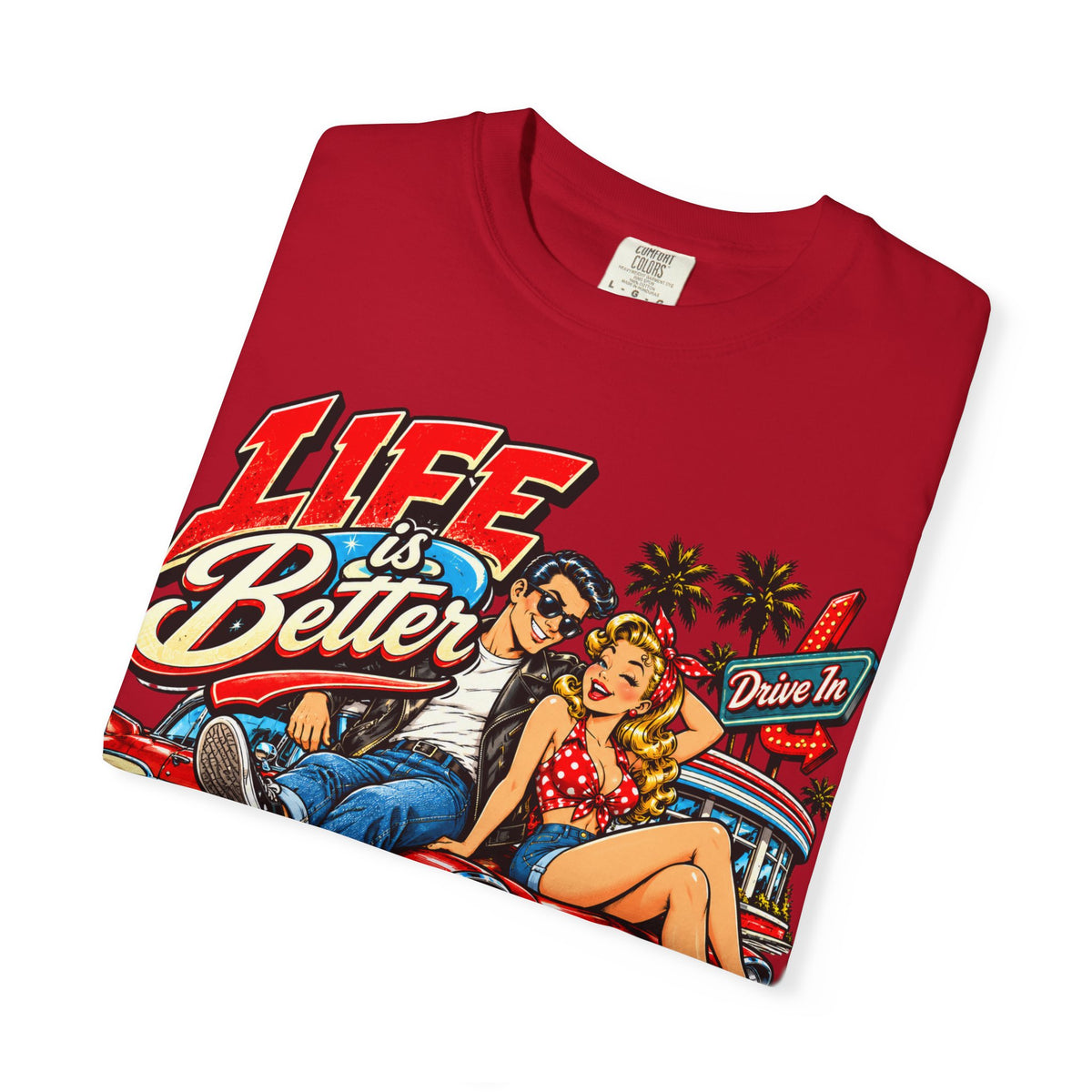 Life Is Better Drive-In Vintage T-Shirt