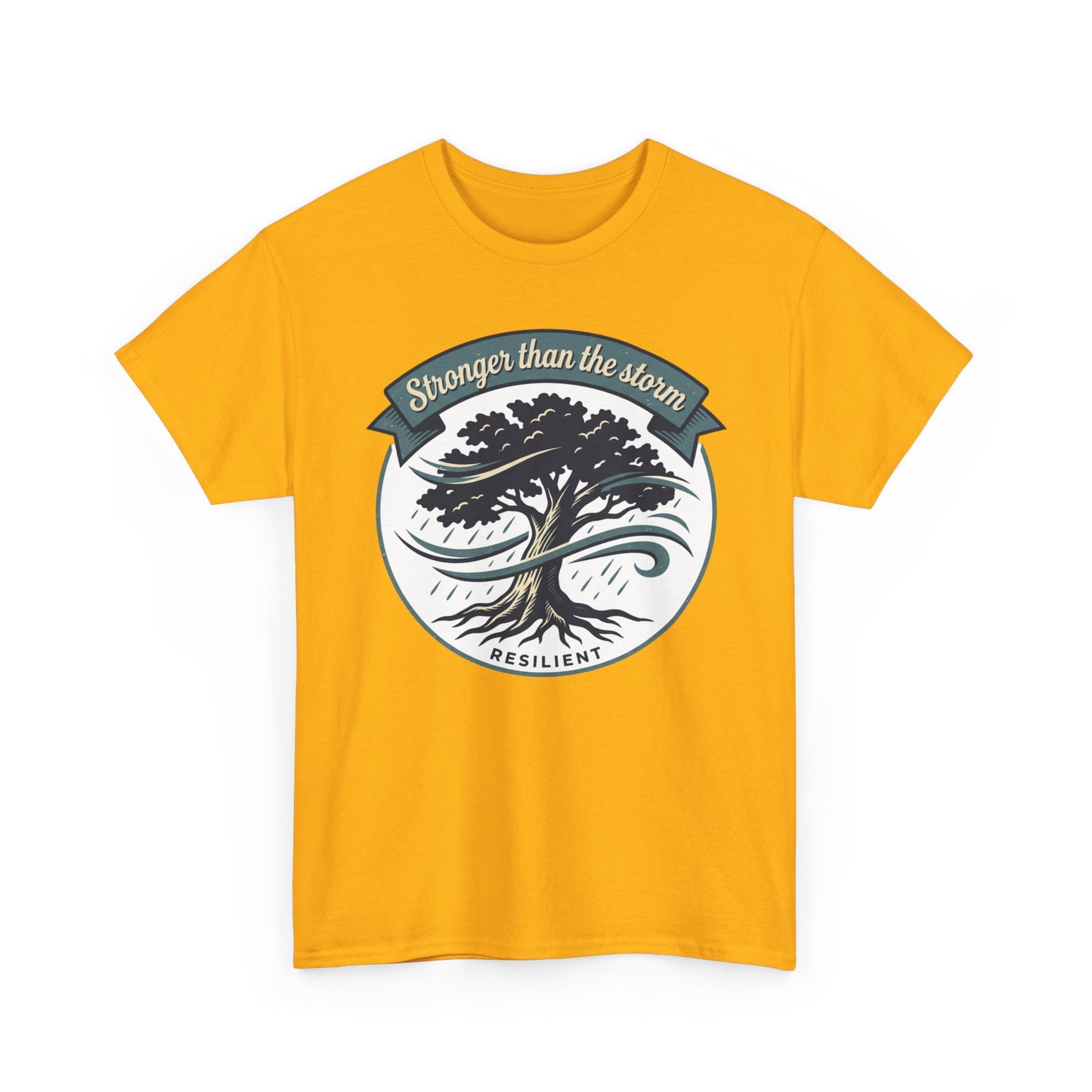 Resilient Tree T‑Shirt — "Stronger Than the Storm" Inspirational Tee