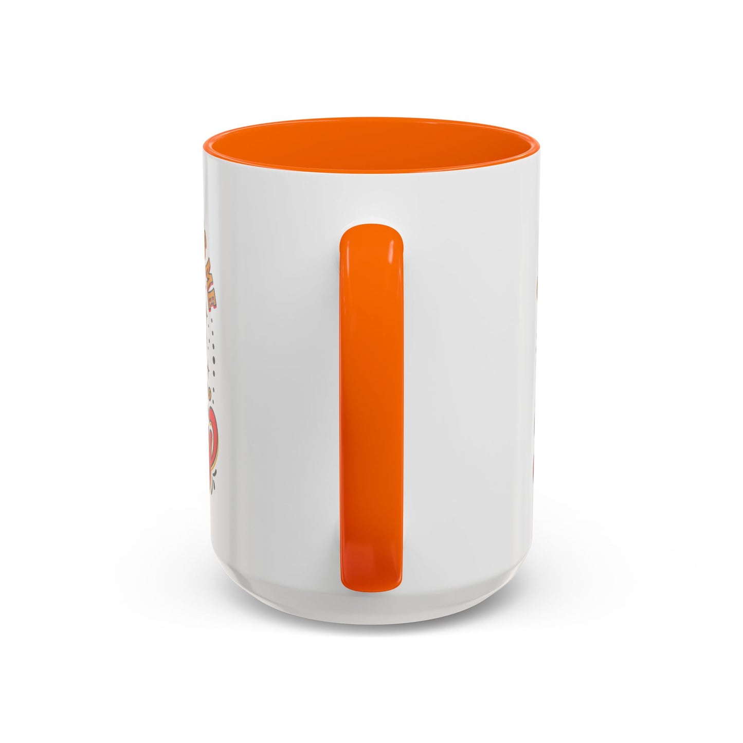 Coffee Mug — "Coffee Makes Me Happy" Cute Retro Accent Mug (11/15oz)