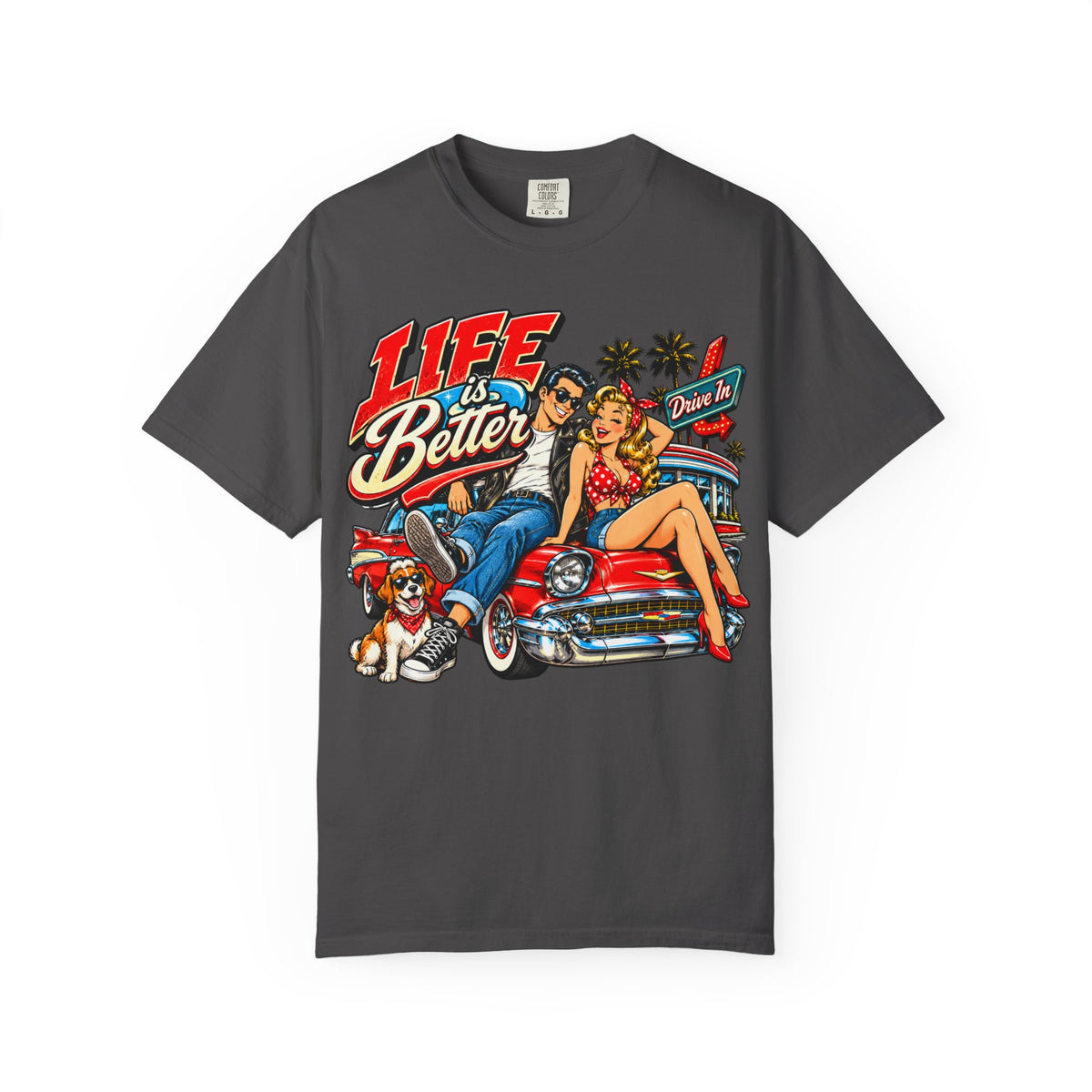 Life Is Better Drive-In Vintage T-Shirt