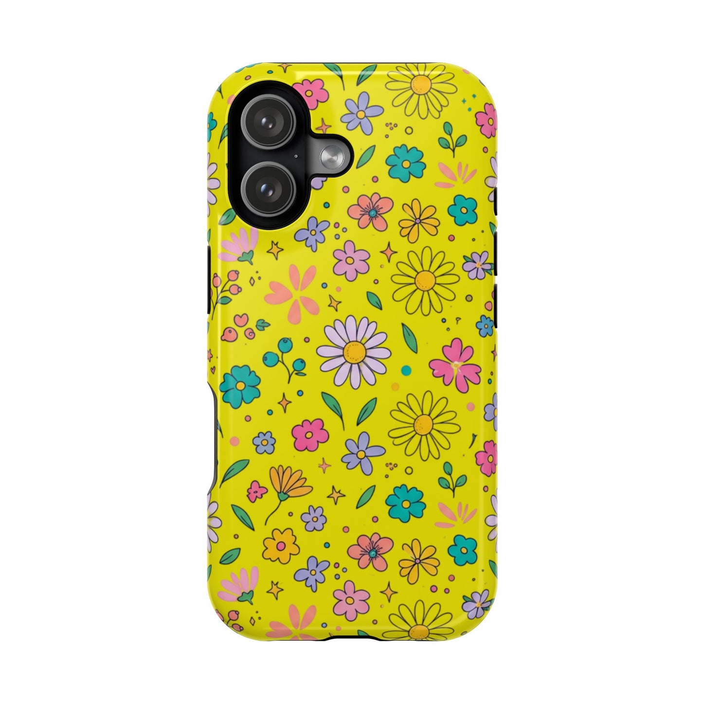 Floral Ditsy Phone Case — Magnetic Impact-Resistant Protective Cover