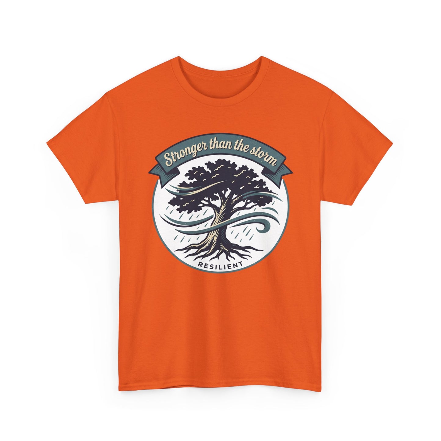 Resilient Tree T‑Shirt — "Stronger Than the Storm" Inspirational Tee