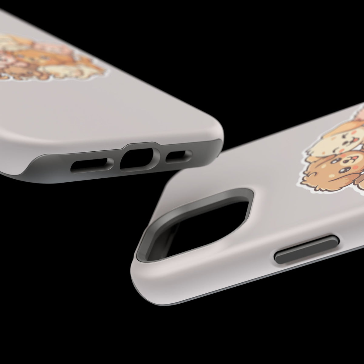 Cute Puppy Pile Magnetic Impact-Resistant Phone Case