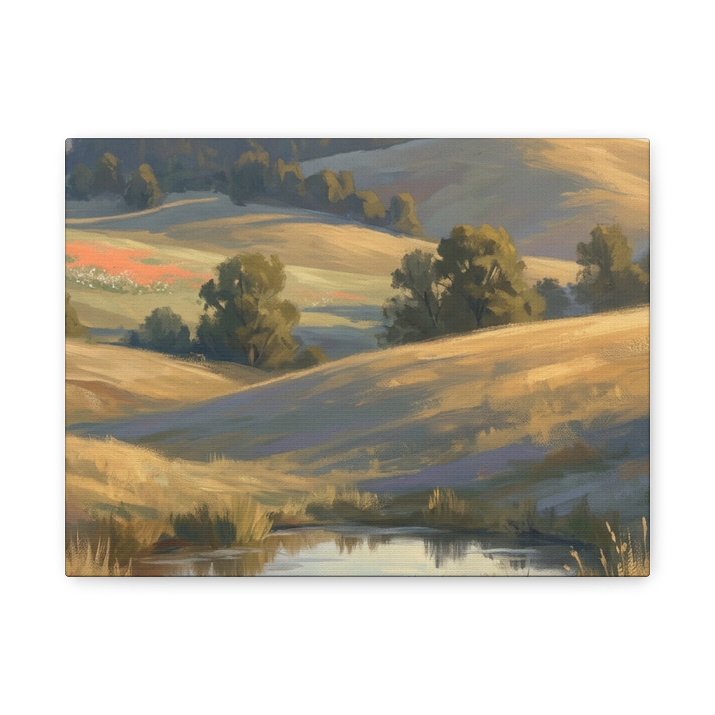 Coastal Cliff Canvas Wall Art — Lone Pine Seascape Matte Stretched Print