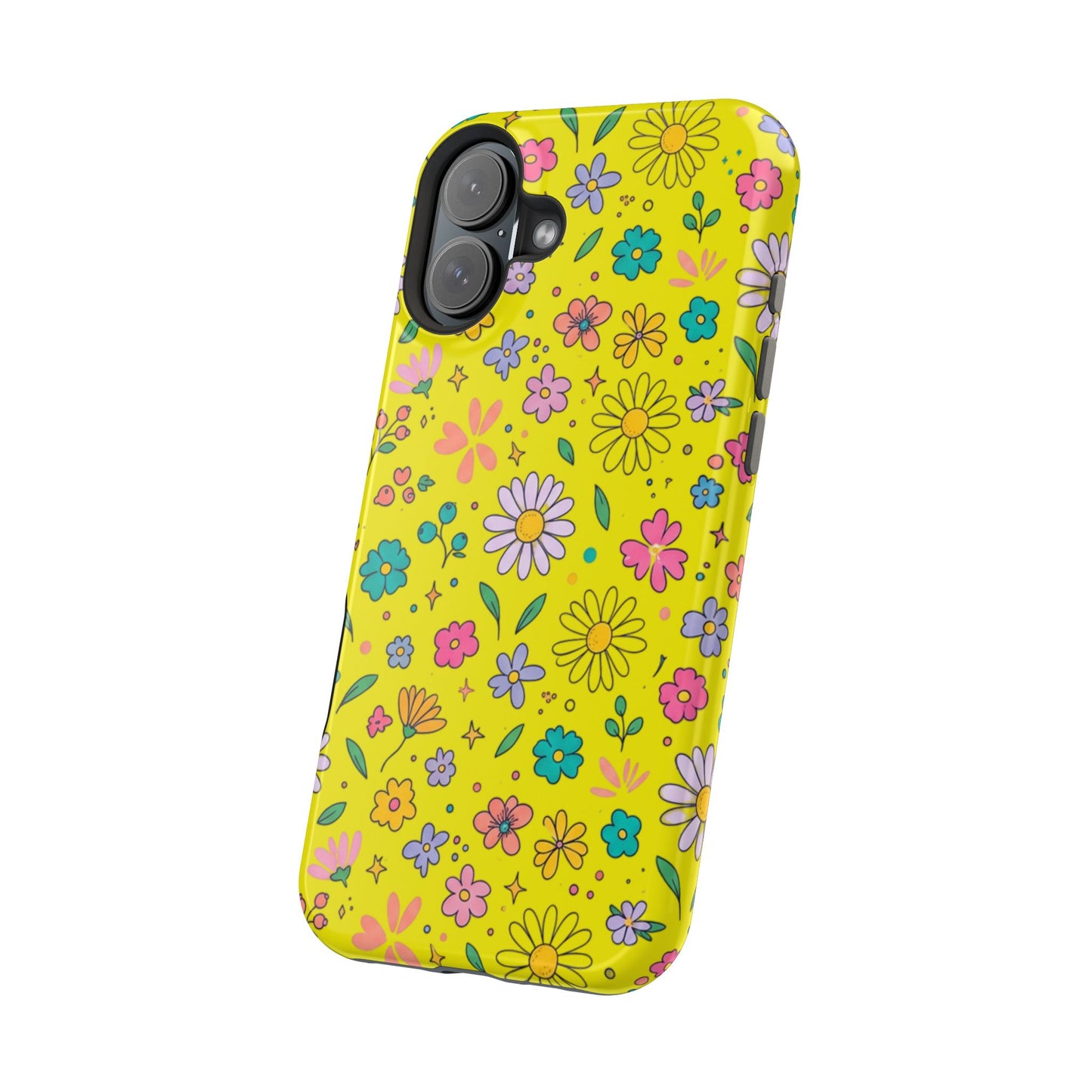 Floral Ditsy Phone Case — Magnetic Impact-Resistant Protective Cover