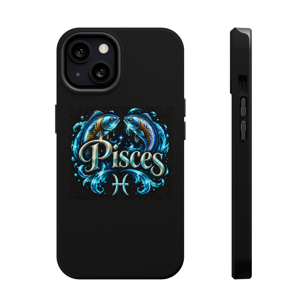 Pisces Magnetic Impact-Resistant Phone Case — Zodiac Fish Astrology Design