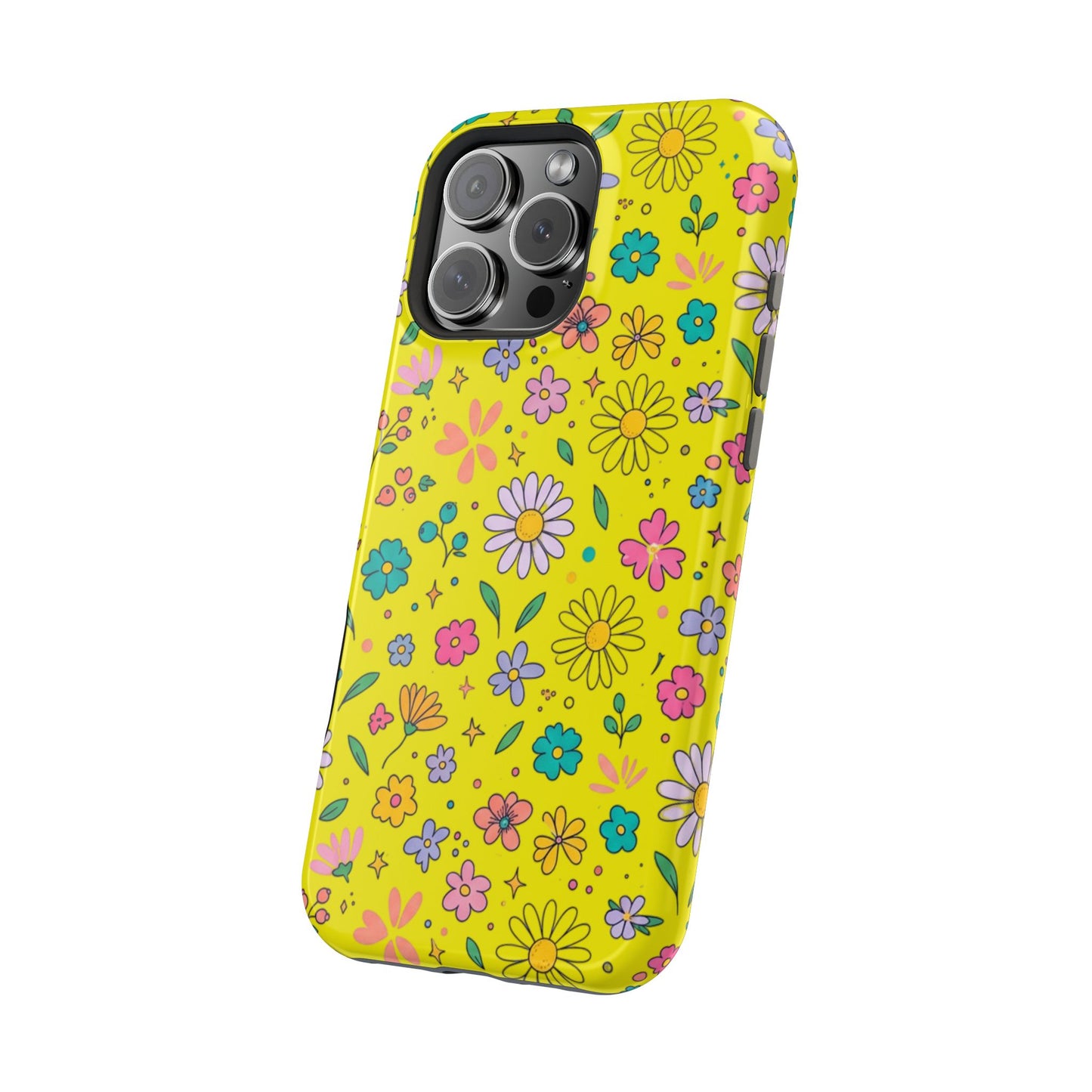 Floral Ditsy Phone Case — Magnetic Impact-Resistant Protective Cover