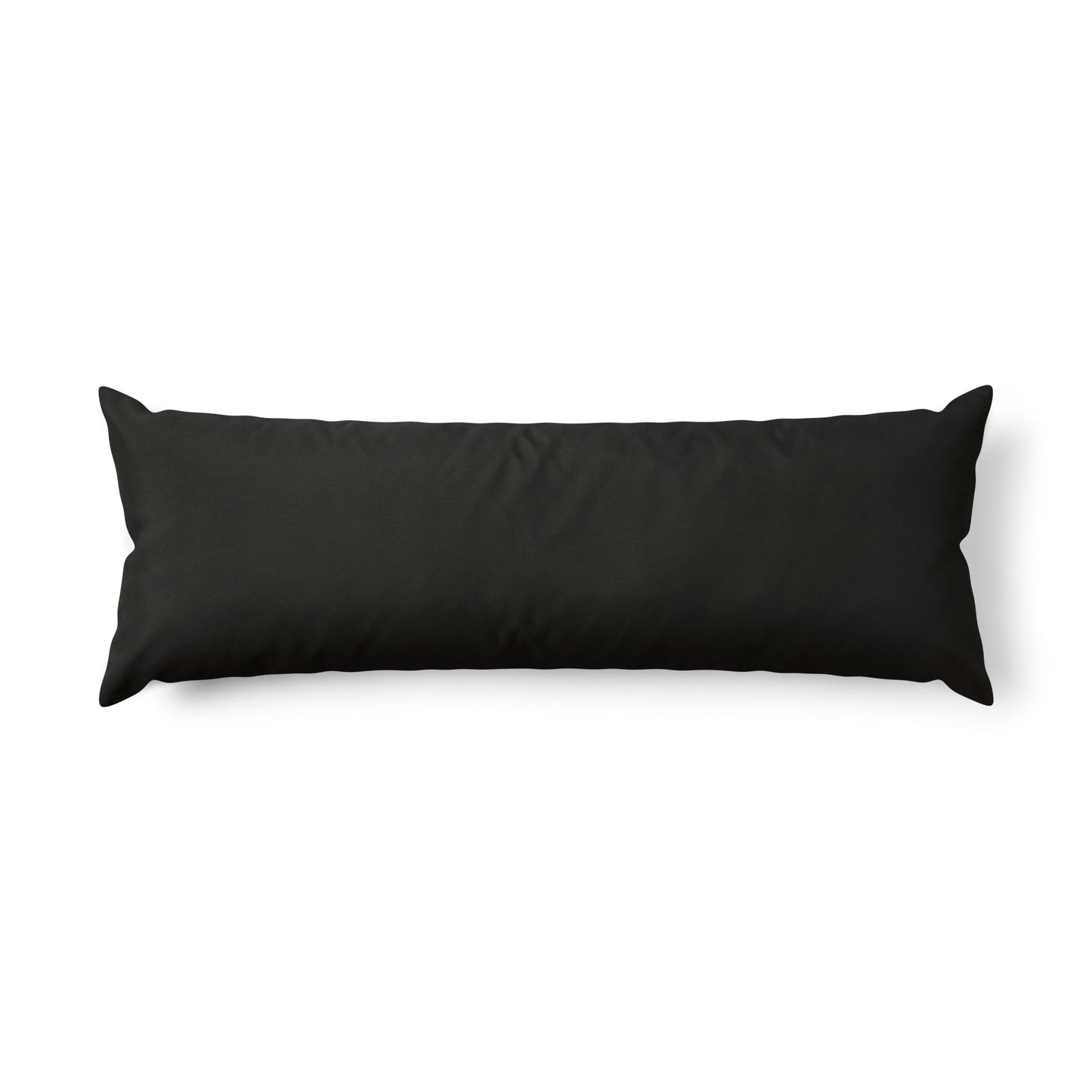 Black Body Pillow – Long Bolster Pillow for Full-Body Support & Sleep Comfort