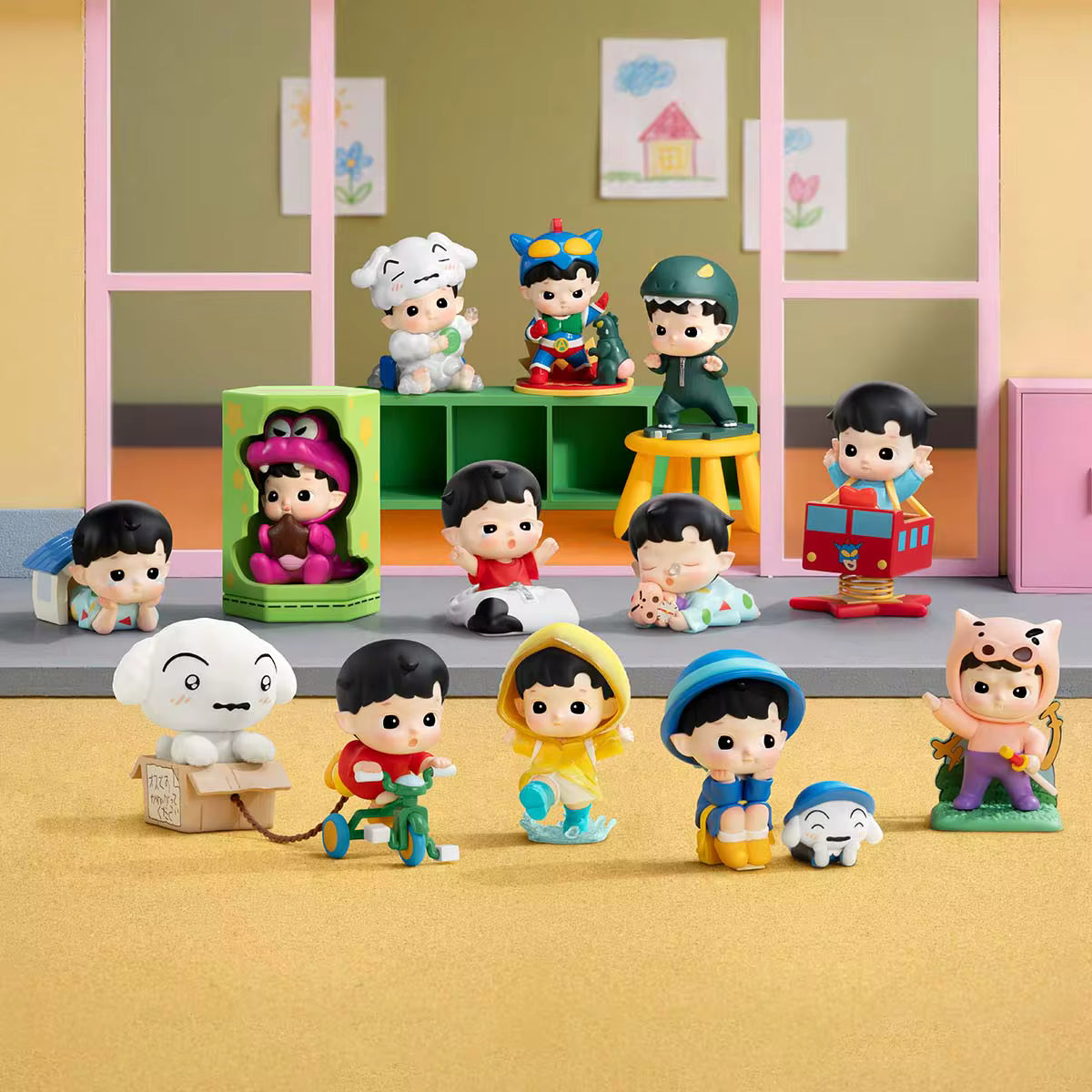 HACIPUPU × Crayon Shinchan One Day in Kasukabe Figure Blind Box