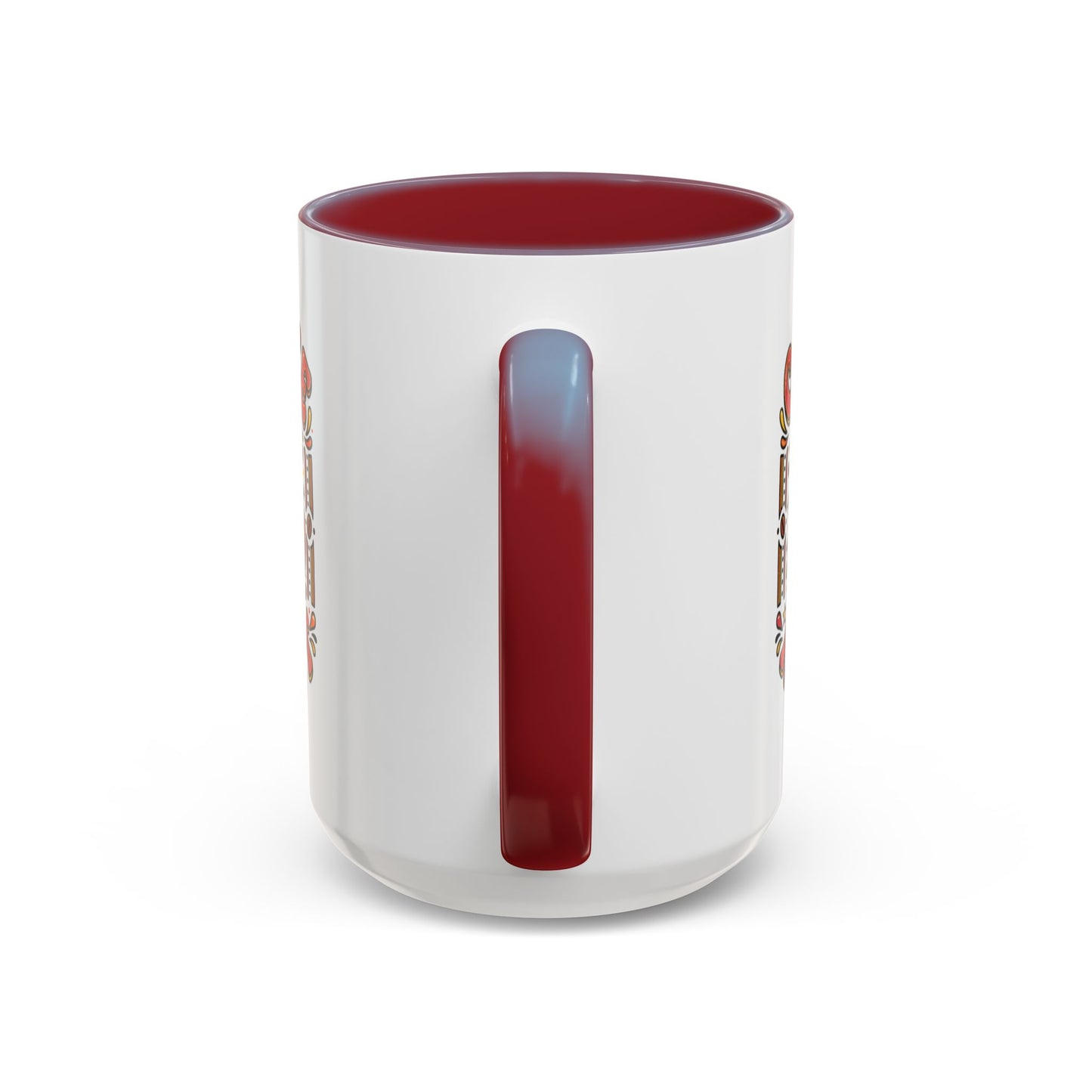 Coffee Addict Accent Mug — "Coffee Power" Retro Coffee Lover Gift (11oz/15oz)