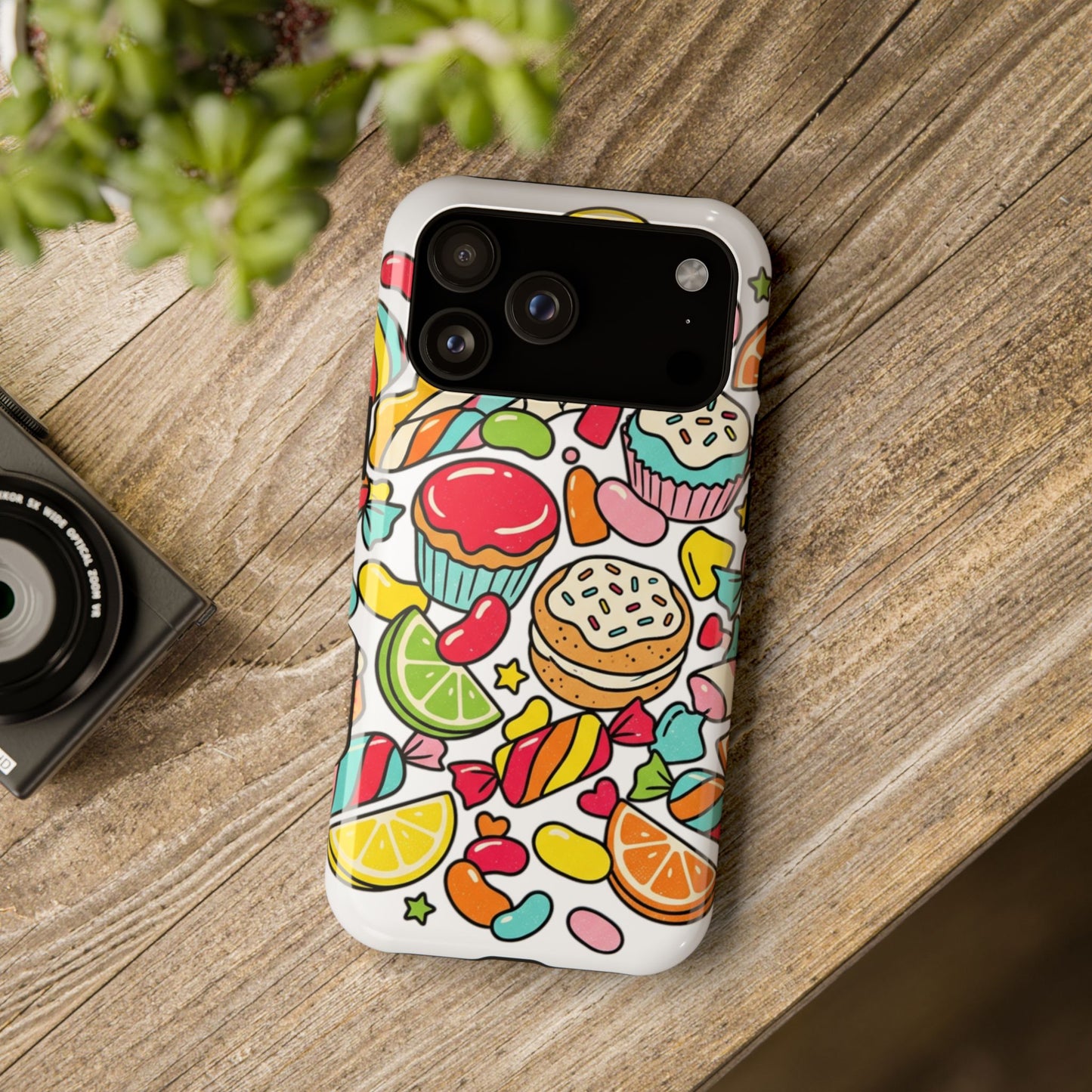 Candy Doodle Impact Phone Case