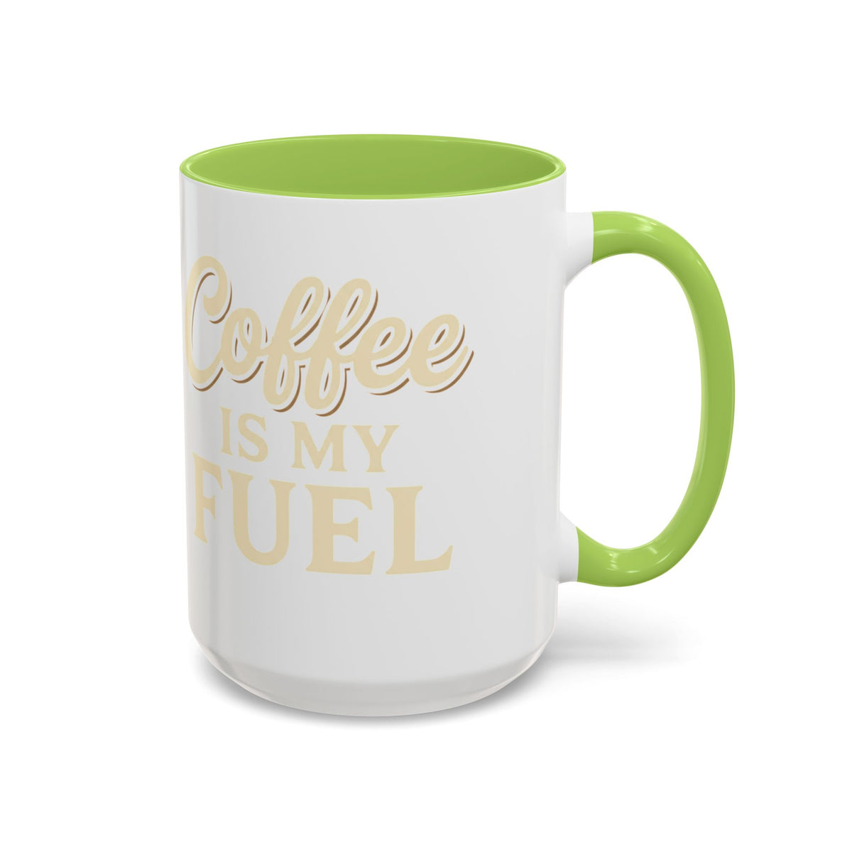 Coffee Is My Fuel Accent Coffee Mug — 11/15oz Ceramic Gift for Coffee Lovers