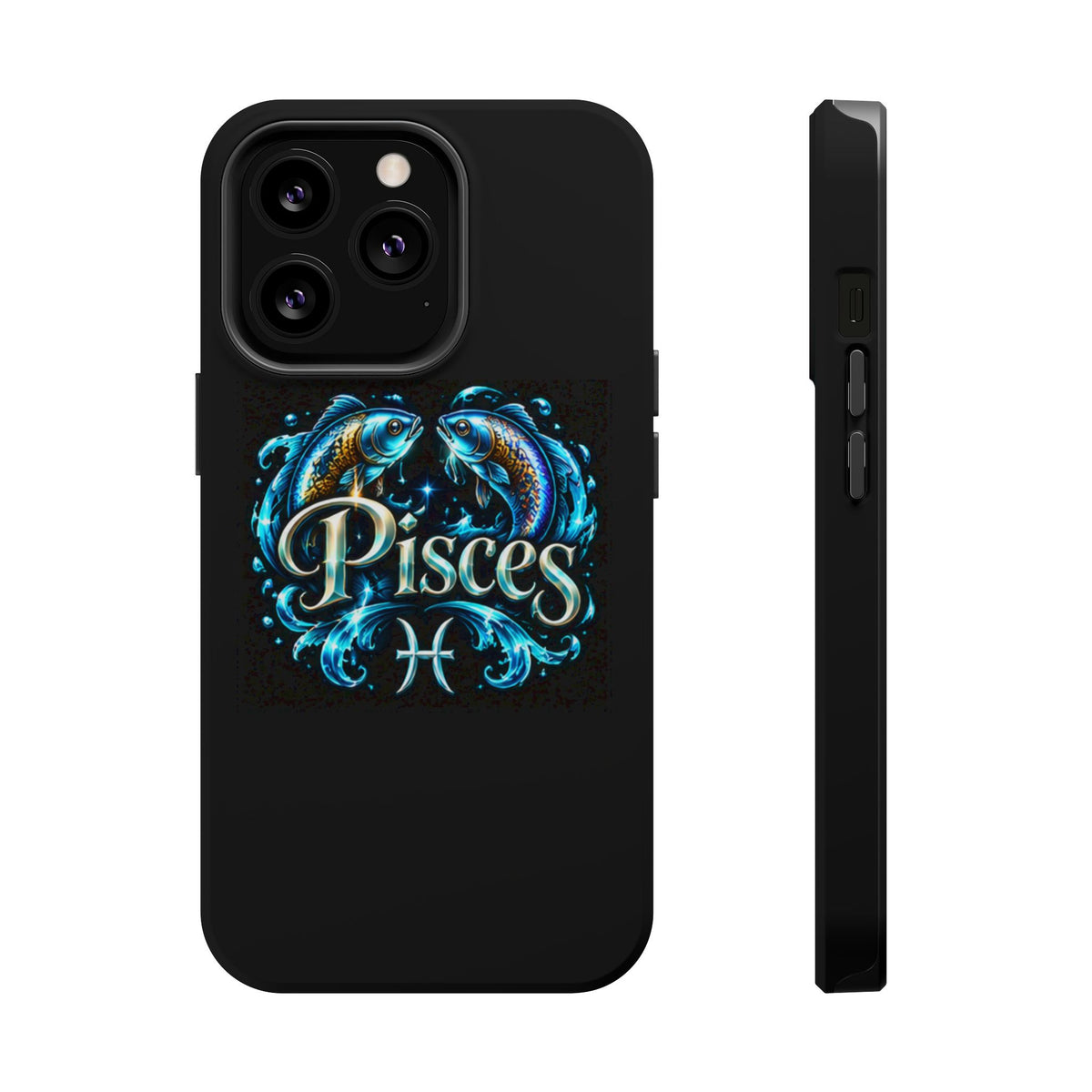 Pisces Magnetic Impact-Resistant Phone Case — Zodiac Fish Astrology Design