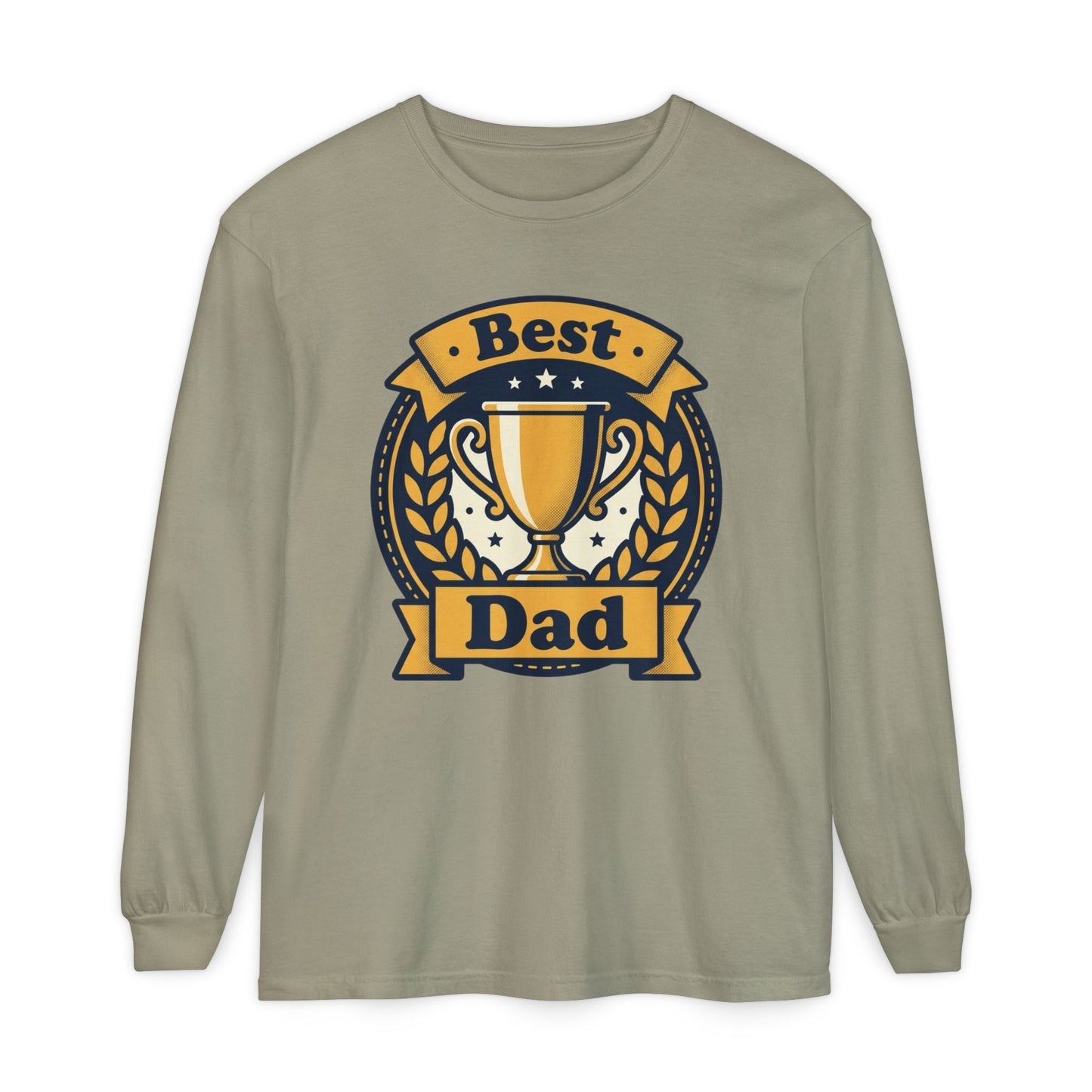 Best Dad Trophy Long Sleeve T-Shirt — Father’s Day Gift
