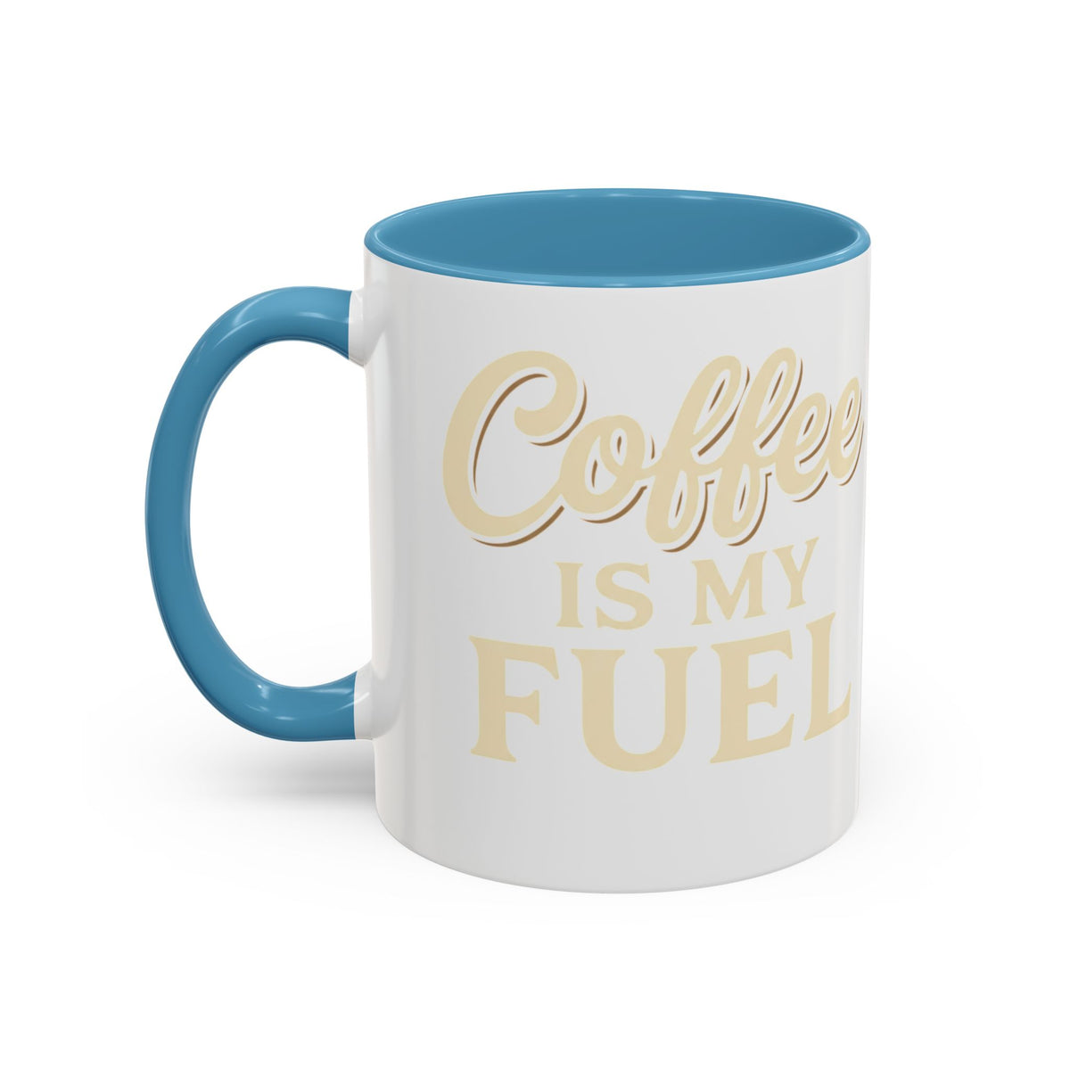 Coffee Is My Fuel Accent Coffee Mug — 11/15oz Ceramic Gift for Coffee Lovers