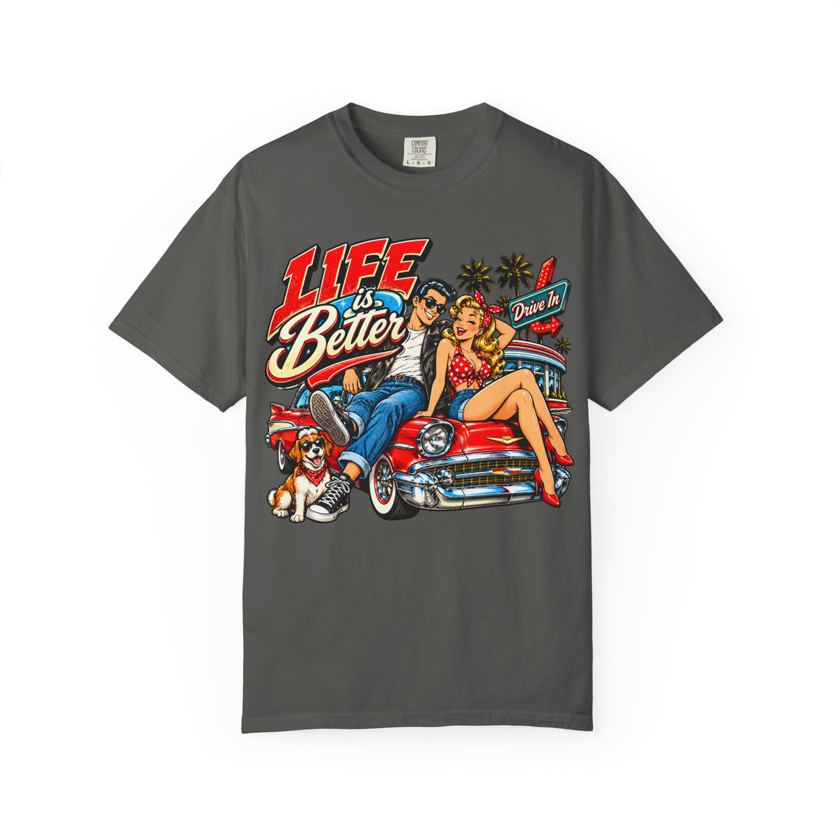 Life Is Better Drive-In Vintage T-Shirt